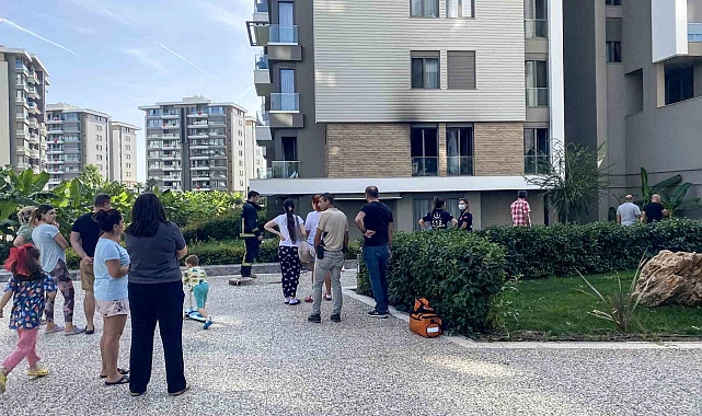 Lüks sitede yangın çıktı