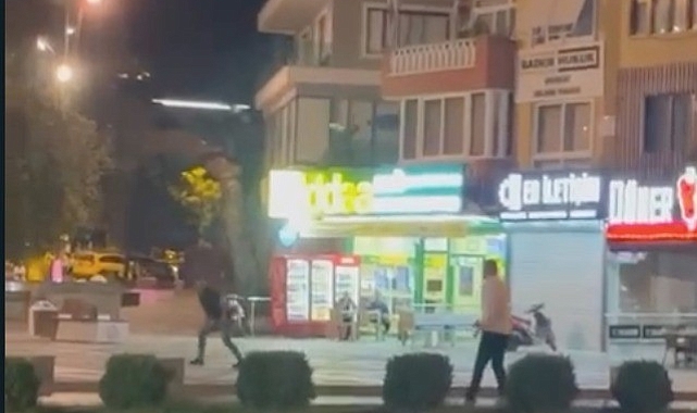 Silahlı kavga kameralarda