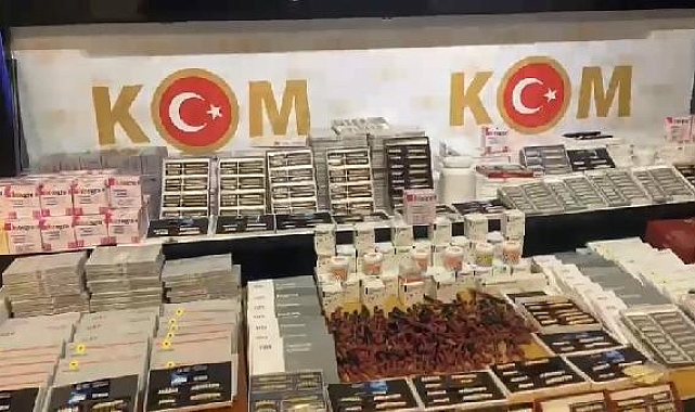 25 Milyonluk malzeme ele geçirildi