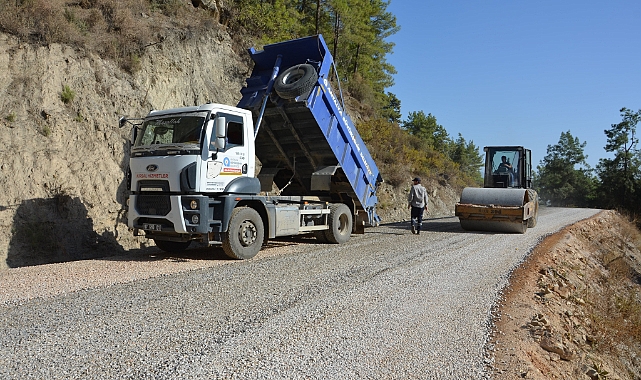 Alanya Katı Atık Tesisi yolu asfaltlandı