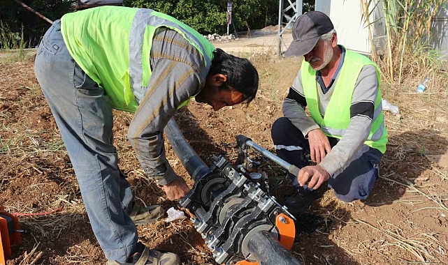 ASAT'dan Serik Yukarıkocayatak Mahallesi'ne yeni içme suyu hattı