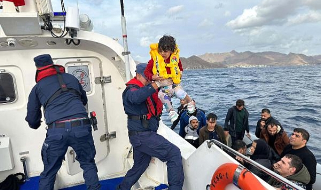 Bodrum'da 35 kaçak göçmen yakalandı, 29 kaçak göçmen kurtarıldı