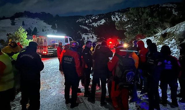 Burdur'da kayıp avcı aranıyor