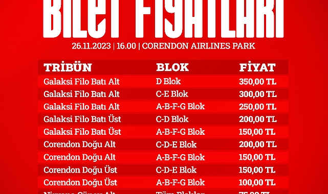 Çaykur Rizespor maçının bilet fiyatları açıklandı