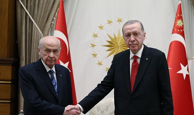 Cumhurbaşkanı Erdoğan, Bahçeli ile görüştü