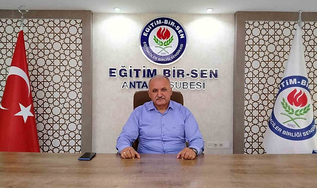 Eğitim Bir Sen Antalya Başkanı Miran: "İddia değil iftira"
