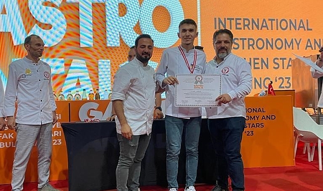 Gastronomi yarışmasında Alanya Üniversitesi'ne gümüş madalya