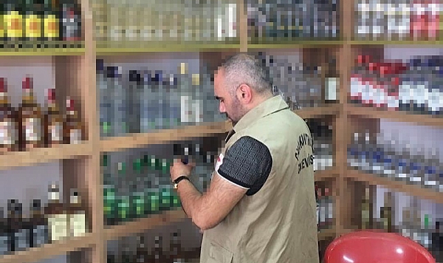 Gazipaşa'da kaçak alkol denetimi