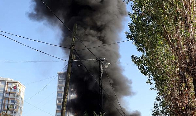 Kayseri'de müstakil evde yangın