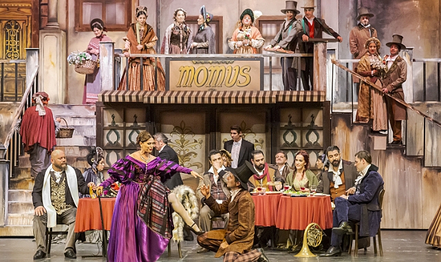 'La Bohème' Antalya DOB sahnesinde