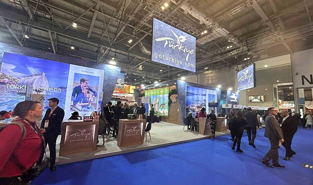 Londra Turizm Fuarı'nda Kemer standına ilgi