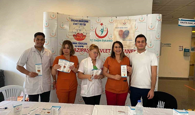 Organ bağışı için stant kuruldu