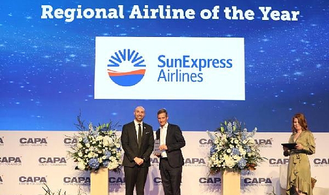SunExpress&#039;e &#039;Yılın Bölgesel Hava Yolu&#039; ödülü