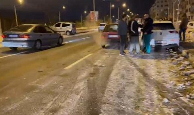 Yol buz pistine dönerse