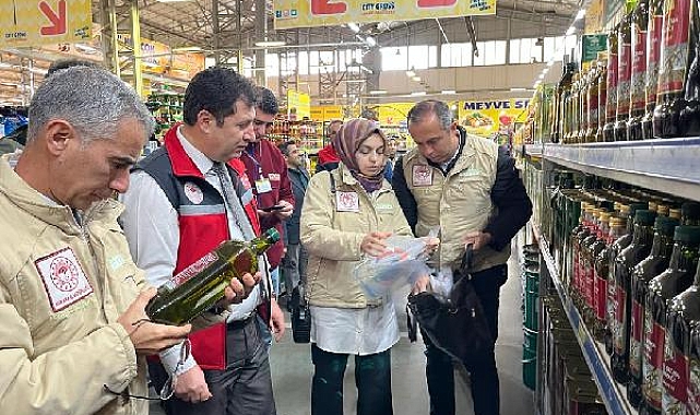 Zeytin ürünlerine gıda denetimi