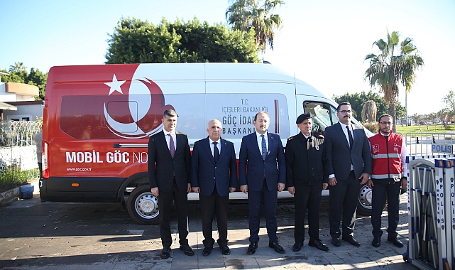 2 mobil göç aracı Mersin'de hizmet vermeye başladı