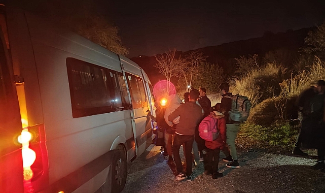22 kaçak göçmen yakalandı
