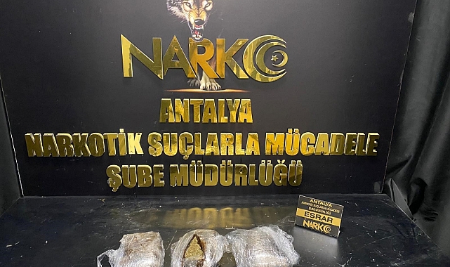 4 kilogram esrar ele geçirildi