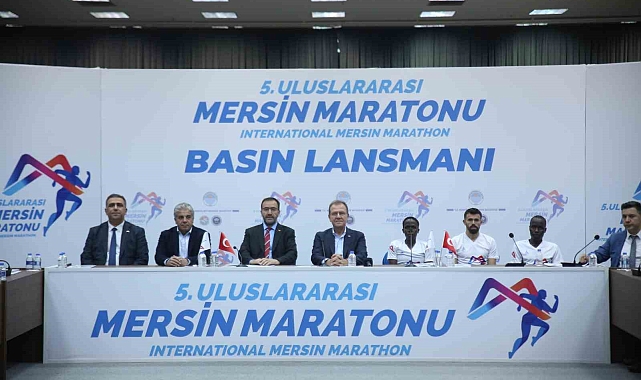 5. Uluslararası Mersin Maratonu'nun lansman toplantısı yapıldı