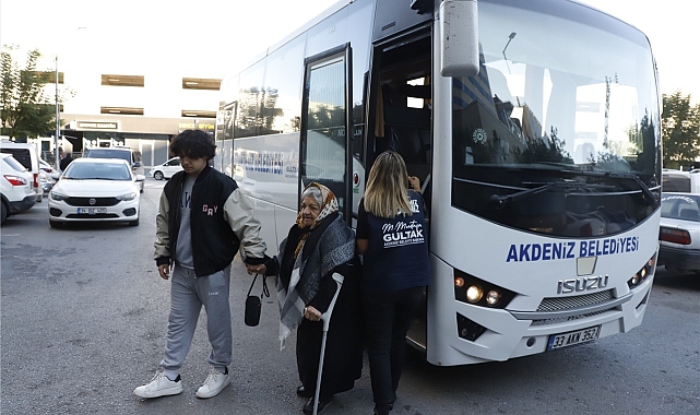 Akdeniz&#039;de yaş almış vatandaşlara özel bakım