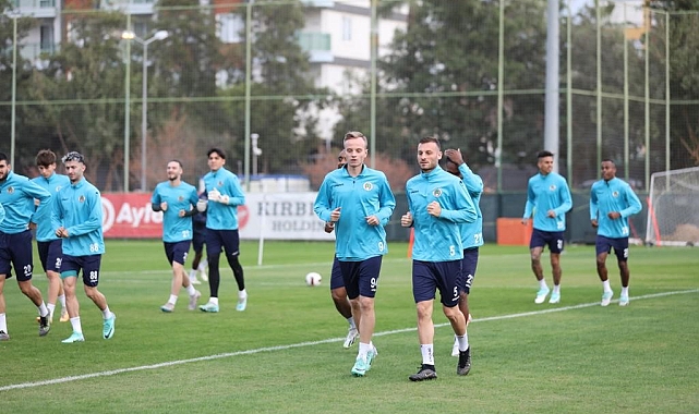 Alanyaspor, Kocaelispor ile oynayacağı maçın hazırlıklarını tamamladı