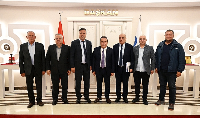 Arslan ve yönetimi Böcek’i ziyaret etti