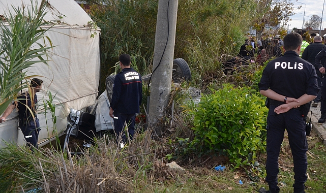 Babasının arabasıyla kaza yapıp hayatını kaybetti