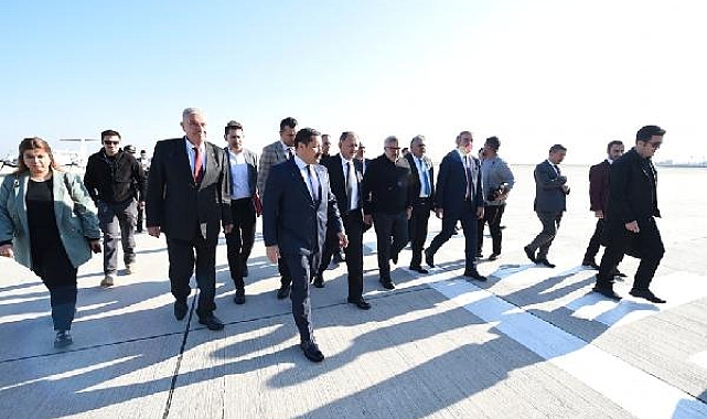 Bakanlar Özhaseki ile Ersoy, Hatay'da