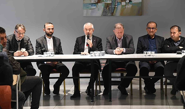 Başkan Başdeğirmen sanayi esnafıyla bir araya geldi