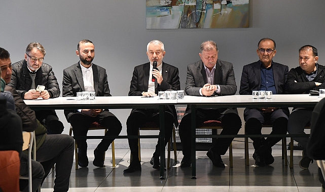 Başkan Başdeğirmen sanayi esnafıyla bir araya geldi