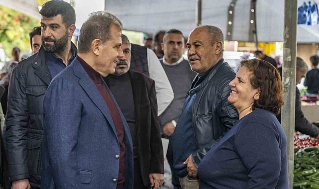 Başkan Seçer, pazarda vatandaşla buluştu