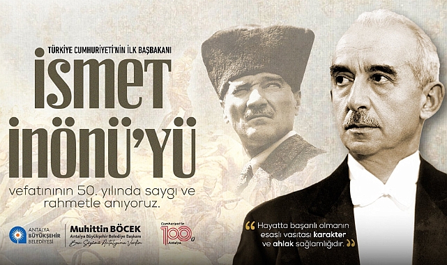 Böcek İsmet İnönü’yü andı