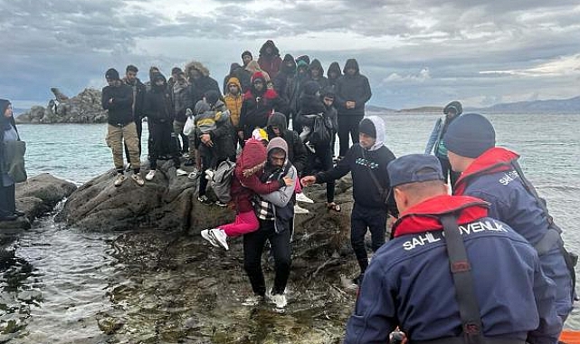 Bodrum&#039;da 66 kaçak göçmen yakalandı, 38 kaçak göçmen kurtarıldı