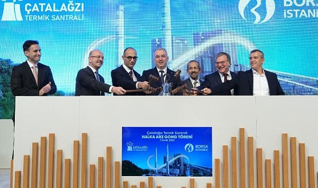 Borsa İstanbul'da gong, ÇATES için çaldı