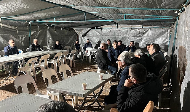 Çetin taziye ziyaretinde