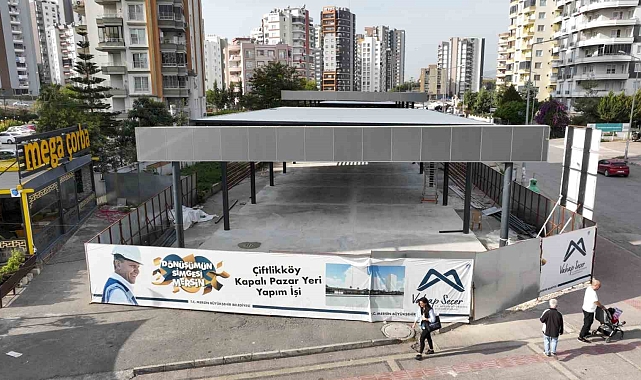 'Çiftlikköy Kapalı Pazar Yeri' projesinde sona gelindi