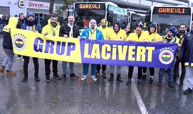 Fenerbahçe taraftarları, 25 otobüsle derbiye gidiyor