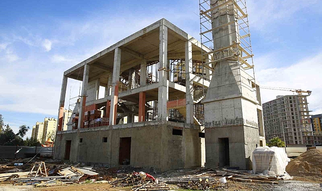 Güneş Mahallesi Cami inşaatı sürüyor