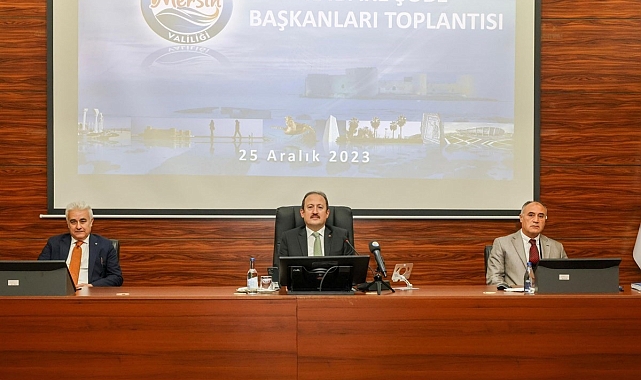 İl İdare Şube Başkanları Toplantısı Vali Pehlivan başkanlığında yapıldı
