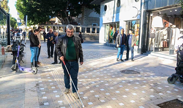 İşgal altındaki engelli kılavuz çizgileri yenilendi