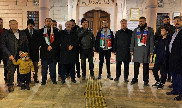 Isparta'da Amerika'nın veto kararı protesto edildi