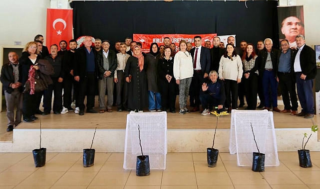 Kadın üreticilere 400 incir fidanı dağıtıldı