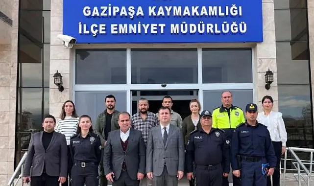 Kaymakam Altun, emniyet müdürlüğünü ziyaret etti