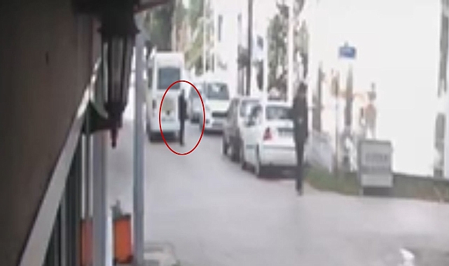 Kaza anları güvenlik kamerasına yansıdı