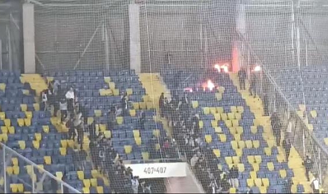 MKE Ankaragücü - Beşiktaş maçından sonra taraftarlar arasında olaylar çıktı