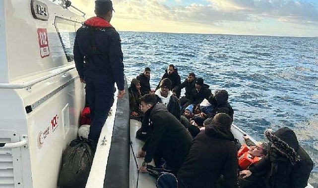 Muğla'da 128 kaçak göçmen ile 2 organizatör şüphelisi yakalandı