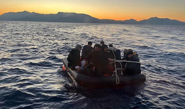 Muğla'da Yunanistan'ın geri ittiği 106 kaçak göçmen kurtarıldı