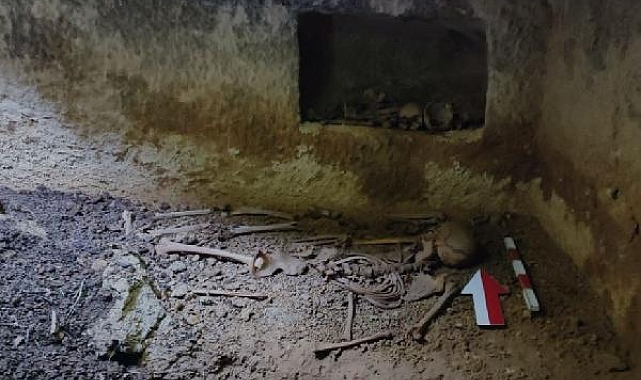 Roma dönemine ait tek oda mezar bulundu