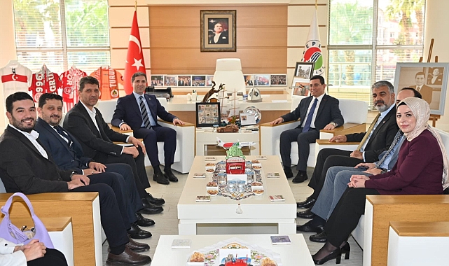 Sarıkaya Hakan Tütüncü’yü ziyaret etti