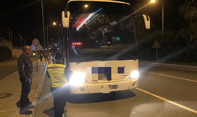 Şehirlerarası otobüslerde denetim